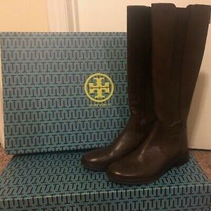 Mint❤️Tory Burch Christy leather riding boots 6.5